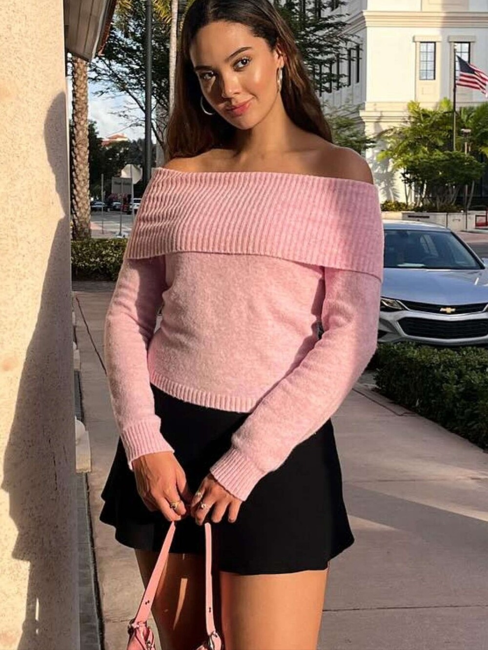 Cinder Pink Knit Sweater